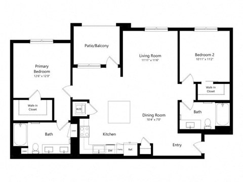 a drawing of a floor plan of a house